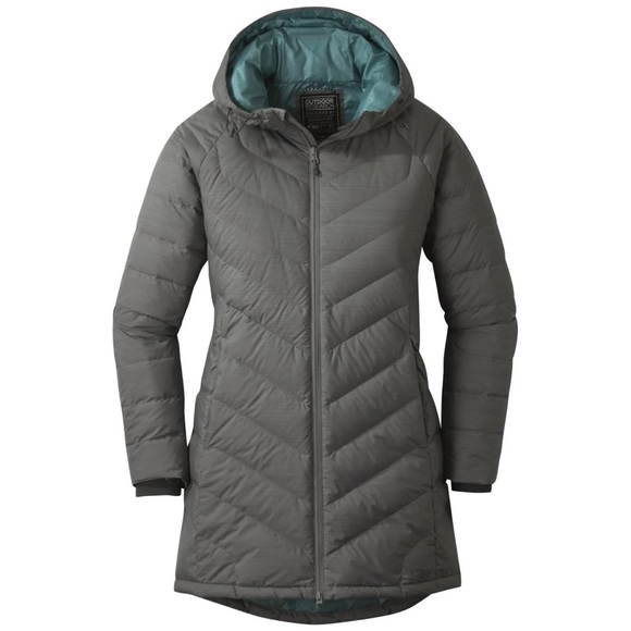 Outdoor Research Jackets & Blazers - Outdoor Research | Women’s Grey Down Parka, Size Small